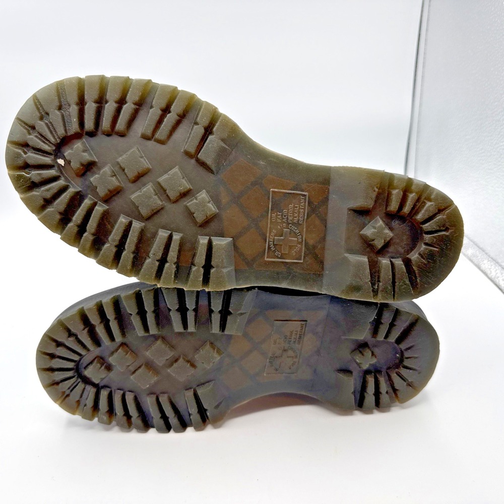 Dr Martens 2976 Women Air Wair Bouncing Soles Ankle Boots Black Sz 8 women 7 men - Picture 9 of 11